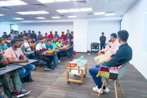 IISM welcomed Mr_ Mandar Tamhane, CEO of JSW Bengaluru Football Club for a master class session